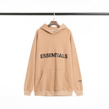 Fog Essentials Hoodie Autumn and Winter Double Thread plus Velvet Men and Women Same Style Sweatershirt