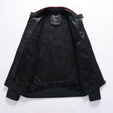 Two Tone Leather Jacket Men's Leather Winter PU Leather Casual Biker's Leather Jacket Men's Jacket