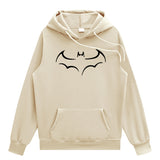Batman Hoodie Pullover Bat Print Hooded