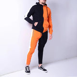 Men′s Athletic Tracksuit Sweat Suits for Men Outfits Fall Color-Blocking Fashion Fashion Man's Sportswear Fitness Sports Leisure