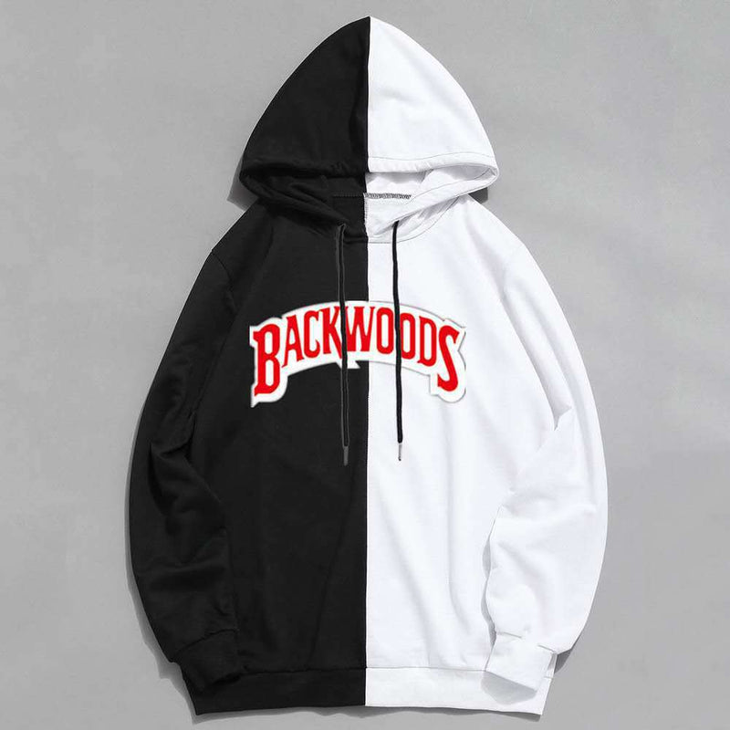 Split Hoodie Demons and Angels Backwoods Hooded Two-Tone