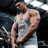 Fitness Mens Sleeveless T-shirt Gym Training Tank Tops & Stringer Vests Vanquish Yellow Stringer Vests Summer Workout Men's Sportswear Cotton Leisure plus Size Loose