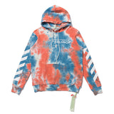 Autumn Printed Tie-Dyed Hooded Sweater For Men And Women