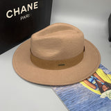 Fedora Hat Winter General Wide Brim Wool Felt Hats Fedora Hat