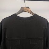 Black Arrow Short Sleeve Round Neck Pullover Loose Tshirt Men'S Top Owt