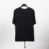 Black Arrow Short Sleeve Round Neck Pullover Loose Tshirt Men'S Top Owt