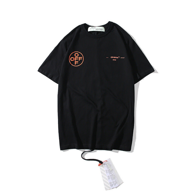 Ow Printed Large Size Short Sleeve Men'S Tshirt Large Size Men'S Clothing Owt