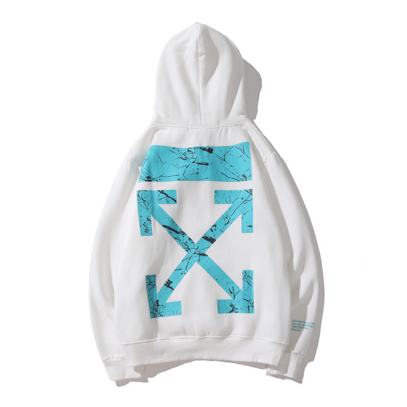 Autumn And Winter Printing Pullover Hoodie Sweater Plus Size Casual Men'S Clothing Owt