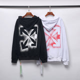 Arrow Hooded Ow Hoodie Sweatpants Plus Size Retro Sports Owt
