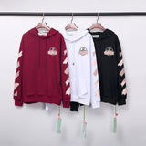 Arrow Printed Hoodie Street Hoodie Owt