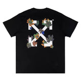 Summer Printed Large Size Men'S And Women'S Short Sleeve Casual Fashionable Owt