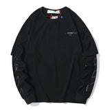 Arrow Tshirt Long Sleeve Casual Fashion Plus Size Men'S Clothing Owt