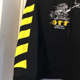Autumn And Winter Fashion Brand Male And Female Stripes Arrow Print Pullover Hoodie Sweater Owt