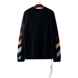 Men'S And Women'S Autumn And Winter Bottoming Sweater Ow Arrow Print Sweater Owt