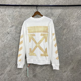 Printed Crew Neck Pullover Sweatshirt Men Owt
