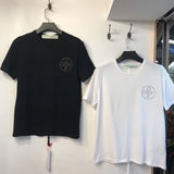 Summer Menswear Top Arrow Print Male And Female Couple Short Sleeve Tshirt Owt