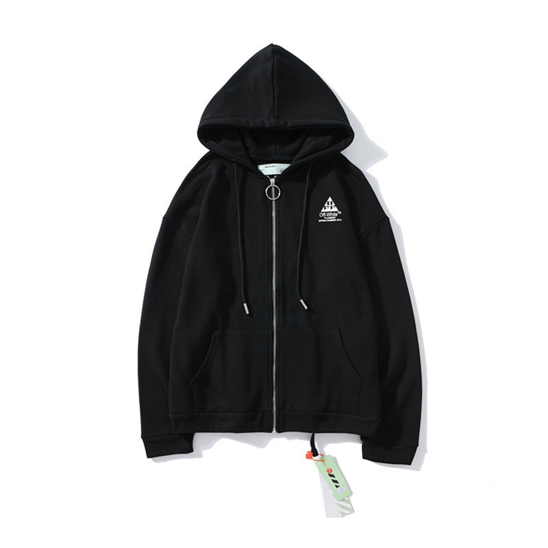 Arrow Zipper Sweater Coat Owt