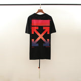 Gradient Arrow Men'S And Women'S High Street Tshirt Men'S Casual Fashion Owt