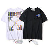 Rainbow Arrow Short Sleeve Men Plus Size Casual Men'S Clothing Owt