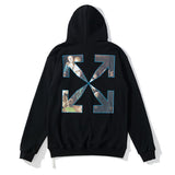 Autumn And Winter Printing Sweater Ow Men'S Women'S Hoodie Thin Large Size Casual Owt