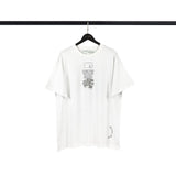 Ow Head Print Tee Men'S And Women'S Short Sleeve Tshirt Owt