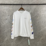 Oil Painting Arrow Round Neck Sweater Male And Female Large Size Casual Sweatshirts Owt