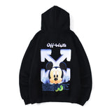 Men'S Autumn And Winter Arrow Fashion Trendy Men'S Velvet Padded Hooded Sweatshirt Owt
