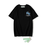 Arrow Pure Cotton Loose Tshirt Men'S Fashion Casual Short Sleeve Owt