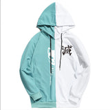 Split Hoodie Demons and Angels Anime Demon Hunter Two-Tone