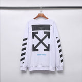 Autumn And Winter European And American Arrow Round Neck Sweater Large Size Retro Sports Men'S Clothing Owt