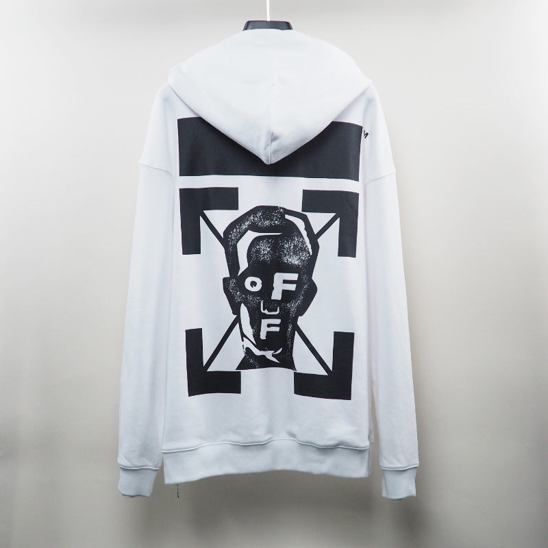 Autumn And Winter Arrow Printed Hoodie Men'S And Women'S Same Hoodie Men'S Clothing Owt
