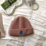 Women Beanies Japanese Style Woolen Cap Women's Autumn and Winter Cold Hat I Knitted Hat