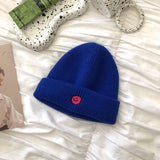 Women Beanies Japanese Style Woolen Cap Women's Autumn and Winter Cold Hat I Knitted Hat