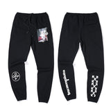 casual Trousers Ow Arrow Print Plus Size Loose Sweatpants Owt