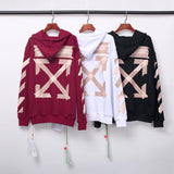 Arrow Printed Hoodie Street Hoodie Owt