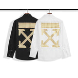 Fall Men'S Long Sleeve Shirt Ow Printed Shirt Owt
