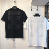 Summer Menswear Top Arrow Print Male And Female Couple Short Sleeve Tshirt Owt