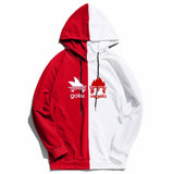 Split Hoodie Demons and Angels Dragon Ball Goku Two-Tone Hooded