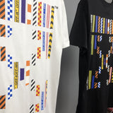 Rainbow Arrow Short Sleeve Men Plus Size Casual Men'S Clothing Owt