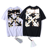 Printed Men'S And Women'S Short Sleeve Plus Size Casual Top Owt