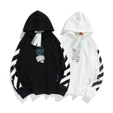 Ow Hooded Sweater Men'S Hip Hop Loose Hoodie Sweater Plus Size Casual Men'S Clothing Owt