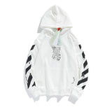 Ow Hooded Sweater Men'S Hip Hop Loose Hoodie Sweater Plus Size Casual Men'S Clothing Owt