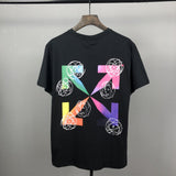 Spring/Summer Letter Print Men'S Large Size Casual Short Sleeve Owt