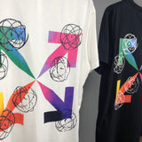 Spring/Summer Letter Print Men'S Large Size Casual Short Sleeve Owt