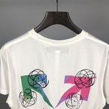 Spring/Summer Letter Print Men'S Large Size Casual Short Sleeve Owt