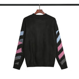 Autumn And Winter Ow Gradient Arrow Wool Sweater Men'S And Women'S Loose Sweater Owt