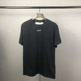 Ow Summer Men'S And Women'S Line Printed Short Sleeve Tshirt Owt