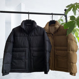 Doudoune Winter down Jacket Men's Large Size Retro Sports Coat Warm Top