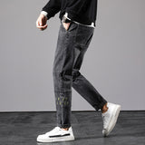 Men Summer Jeans Spring Loose Harem Jeans plus Size Retro Sports Trousers Men