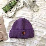 Women Beanies Japanese Style Woolen Cap Women's Autumn and Winter Cold Hat I Knitted Hat
